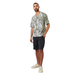 Threadbare - Hemd für Herren, leger (Schwarz)