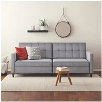 Dorel Home 3-Sitzer Hartford II, Bettfunktion, Rückenlehne 2-teilig, 3-fach verstellbar, Sitzhöhe 43 cm