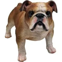 Fachhandel Plus Tierfigur Bulldogge „Finley“ – Hundefigur für Indoor & Outdoor (1 St), für Tierliebhaber ist Finley die ideale Geschenkidee