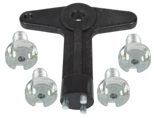 Felgenschloß + Schlüssel SET für Renault Clio II III Laguna Megane Modus Scenic