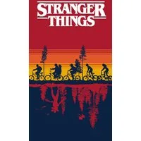 Jerry Fabrics Handtücher Stranger Things Duschtuch Badetuch Strandtuch 70x140cm 100% Baumwolle, (1 Duschtuch, 1-St), Langlebig