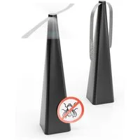 greate. Fliegenwedler 2x Fliegenwedler mit Batterie - Fliegen Vertreibung, für den Tisch, 2-tlg., geräuschlos