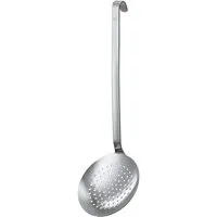 RÖSLE Schaumlöffel, Abseihlöffel mit Hakengriff, Edelstahl 18/10, spülmaschinengeeignet