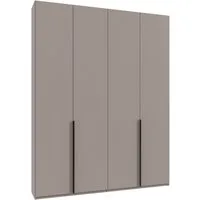 Wimex Kleiderschrank Mugano,in 5 Breiten,2 Höhen,2 Tiefen, viele Farben, Made in Germany (in Basic oder Premium Ausstattung) mit langen Griffen aus Metall, mit oder ohne Spiegel