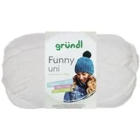 Gründl 100 Gramm Gründl Funny Uni Mikrofasergarn Farbauswahl Bastelgarn