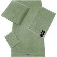 ROSS Handtuch Smart, Frottier (2-St), Uni-Rippe mit Velourslabel