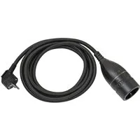 Brennenstuhl Verlängerungskabel, Typ EF (Konturenstecker), (300 cm), für den Innenbereich