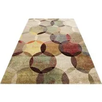 Esprit Teppich Modernina ESP-3378, rechteckig, Höhe: 13 mm, weicher Kurzflor in modernem Design, Wohnzimmer, Schlafzimmer, bunt