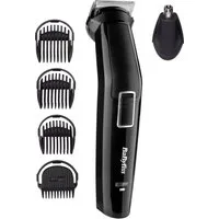 BaByliss Multifunktionstrimmer BaByliss 6-in-1 Multigrooming Trimmer, Edelstahlklingen, MT725E, 6 Stylingfunktionen, 4 Kammaufsätze, kabelloses Grooming-Set