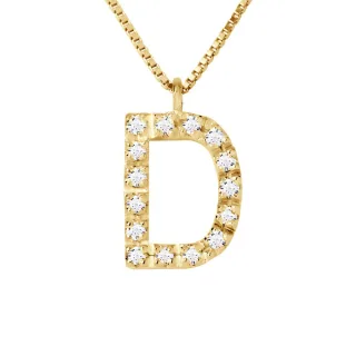 DIADEMA - Halskette mit Diamanten - D - Gelbgold - Chaine Véntienne
