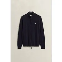 Gant Cardigan SUPERFINE LAMBSWOOL Reißverschluss, aus Wolle, regular fit