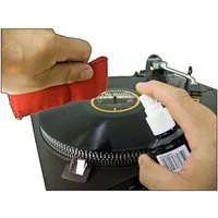 Analogis Schallplatten-Reinigungsspray (antistatisch, inkl. Reinigungstuch) Plattenspieler