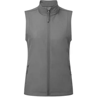 Premier Womens/Ladies Windchecker Gilet (Dunkelgrau)