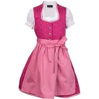 Ramona Lippert Dirndl Charlotta - pink - Größe 86-164 - Kinderdirndl mit Bluse