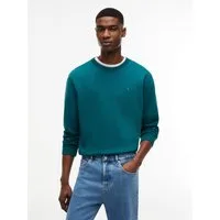 Tommy Jeans Sweatshirt TJM REGULAR FLAG CREW NECK Mit besticktem Markenlogo auf Brusthöhe