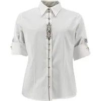 OS Trachten Trachtenbluse Fidaru Regular Fit, Liegekragen, 1/1-Krempelärmel