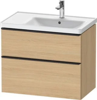 Duravit D-Neo Waschtischunterbau wandhängend Natur Eiche Matt 784x452x625 mm - DE43580BD300000 DE43580BD300000