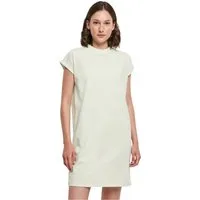 urbandreamz Jerseykleid Damen Kleid überschnittene Schultern Jersey Turn Up Ärmel