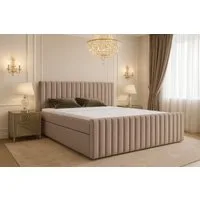 B&B Home Boxspringbett Benito I 180 cm 200 cm (H3 Matratze Bonellfederung, Kopfteil, Bettkasten und Topper)
