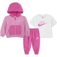 Nike Sportswear Sportanzug (3-tlg), 3-teiliges Set, für Kinder, mit Reißverschluss