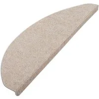 Karat Stufenmatte Denver, Treppenmatte, 5 Farben & 2 Größen, Halbrund, Höhe: 4.4 mm, Günstiger Stufenschutz