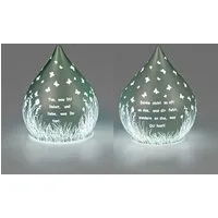 formano LED Tischleuchte Sprüche, LED, Höhe: 15cm, Farbe: Grün, Motiv: Sprüche