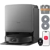 Roborock Saugroboter mit Wischfunktion roborock Saros 20, 36.000 Pa, Brandneues RockDock, AdaptiLift Chassis 3.0, 7,95cm Ultra-Slim Design,StarSight System 2.0