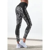 LASCANA ACTIVE Leggings Splash Sporthose mit Allover Muster