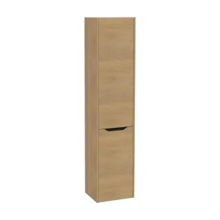 VitrA New Integra Square Hochschrank mit Wäschekorb 40 x 35 x 180 cm (BxTxH) Türanschlag Gold,80330 80330
