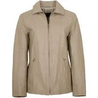 Maddox Lederjacke Line MADDOX - Damen Lederjacke Lammnappa taupe