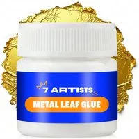 7 Artists Bastelkleber Anlegemilch Blattgold Kleber auf Wasserbasis 50ml - Anlegemilch, Anlegemilch Blattgold Kleber