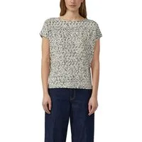 s.Oliver Kurzarmshirt Sommershirt mit grafischem Muster