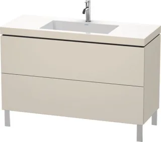 Duravit L-Cube c-bonded Set bodenstehend Taupe 1200x480x698 mm - LC6939O8383 LC6939O8383