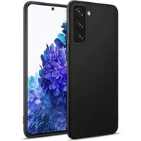 CoolGadget Handyhülle Handy Schutzhülle für Samsung Galaxy S22 Plus matt schwarz 6,6 Zoll, Silikon TPU Hülle Schutz Tasche Cover schlicht Slim Case