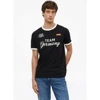 s.Oliver Kurzarmshirt T-Shirt T-Shirt mit Fußball-Motiv