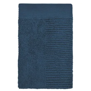 Badehandtuch Classic 70x140cm dunkelblau | Zone Denmark Luxuriöses Duschtuch aus reiner Baumwolle 600g/m² extrem saugfähig für Wellness und Badezimmer