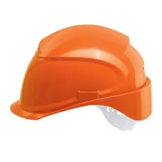 uvex airwing B-S Schutzhelm mit Lüftung - konvent. Innenaustattung - gekürztem Schirm orange 51 cm - 61 cm - 9762221