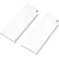 Bestlivings Vorhangschiene Zubehör für Gardinenschienen, 1-läufig, Deckenmontage, Kunststoff, Komplettzubehör für Gardinenschienen Innenlaufschienen