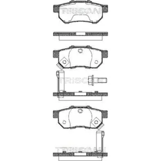 Triscan Bremsbel?ge hinten Honda Civic Jazz
