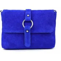 ITALYSHOP24 Schultertasche Made in Italy Damen Leder Tasche Umhängetasche Handtasche CrossOver, Schultertasche CrossBody Wildleder Abendtasche Echtleder Messenger