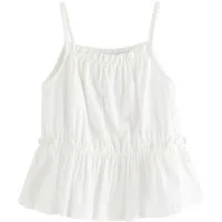 Next Trägertop Bluse mit Schößchen und Trägern (1-tlg)