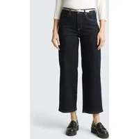 TOM TAILOR 7/8-Jeans Jeanshosen TTNELMA CULOTTE Stretch Jeans mit Gürtel
