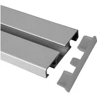 Bestlivings Gardinenschiene, wird auf vorhandene Alu Gardinenschiene gesteckt, Klickgleiter (20er Pack) Gleiter für Aluminiumschienen 100% Kunststoff