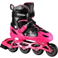 NILS EXTREME Inlineskates Inliner pink verstellbare Inline Skates Größen 31-42, größenverstellbar & dadurch mitwachsend