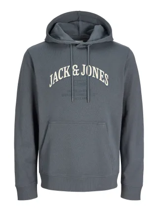 JACK&JONES - JJEDENVER LOGO SWEAT HOOD SN - Gr. - XXL