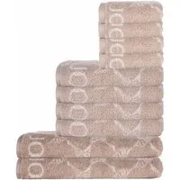JOOP! Handtuch Unisex Handtuch 10er Pack Baumwolle, Frottier (Set, 10-St)