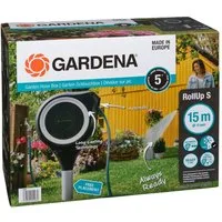 GARDENA Gartenschlauch Garten-Schlauchbox RollUp S (weiß) 15 m