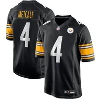Nike Footballtrikot Nike Trikot Pittsburgh Steelers NFL Home Game Jersey Metcalf 4