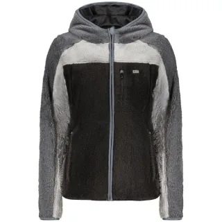 Norwegen 1963 Schwarzes Polyester Damen Sweatshirt mit Kapuze