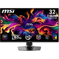 MSI MAG 322UP QD-OLED E16 OLED-Monitor (80 cm/32 ", 3840 x 2160 px, 4K Ultra HD, 0,03 ms Reaktionszeit, 165 Hz, QD-OLED, neig-, schwenk-, höhenverstellbar, Pivot)